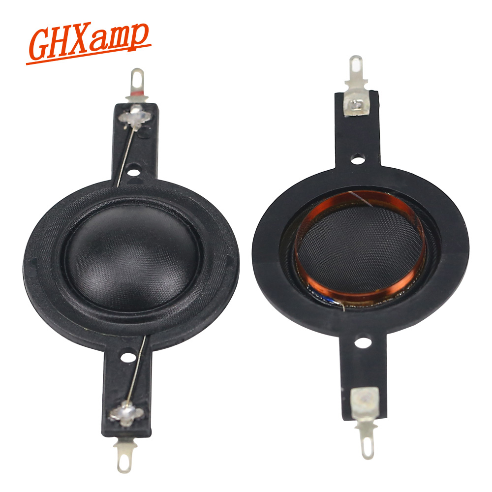 Musical Instrument Diy - Ghxamp 25.4มม. ดอกลำโพงคอยล์เสียงไดอะแฟรมฮอร์นไดรเวอร์25คอร์ฟิล์มผ้าไหม6-8OHM เสียงแหลม DIY