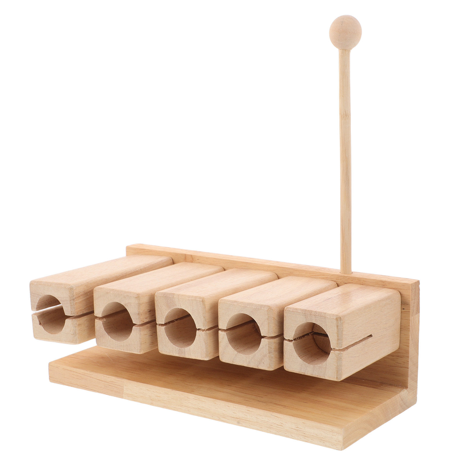 Musical Instrument Family - เครื่องดนตรีประเภทตีทำจากไม้ 5 โทนเสียงธรรมชาติ สำหรับเด็ก ฝึกจังหวะ การเรียนรู้ดนตรีบำบัด