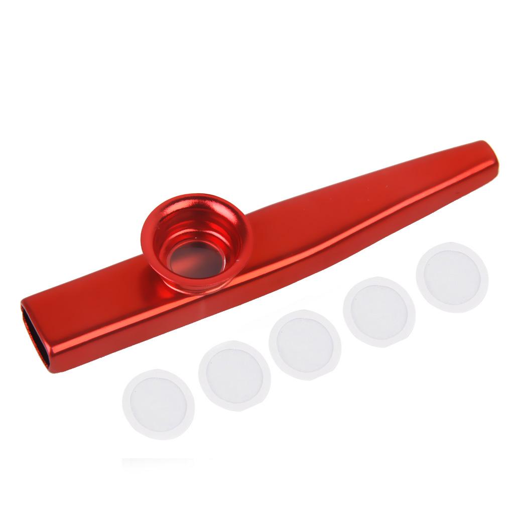 Musical Instrument Family - เครื่องดนตรีคาซูโลหะคุณภาพสูง ง่ายต่อการเล่น ทำจากอลูมิเนียมอัลลอย สำหรับเวลาแห่งดนตรีในครอบครัว