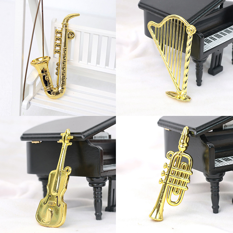 5/10/20PCS คละสไตล์สีทองมินิเค - Musical Instrument Trumpet บทวิจารณ์และราคา