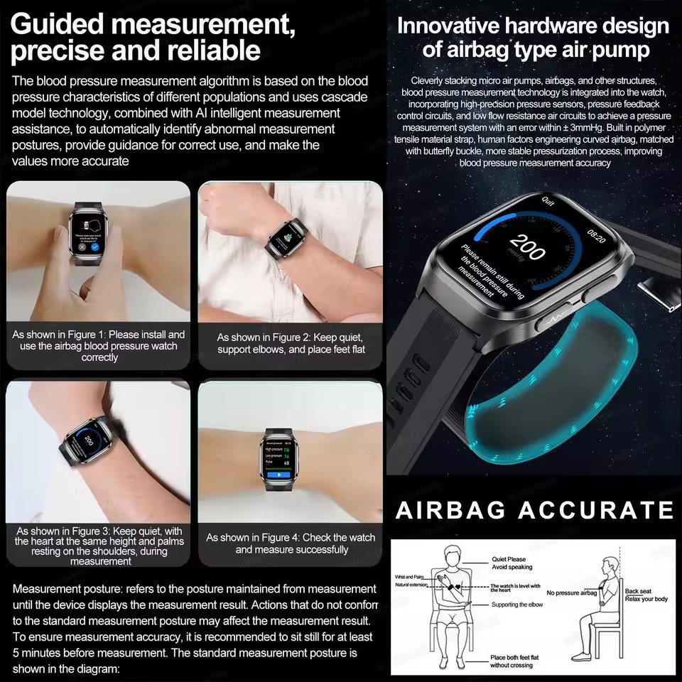 นาฬิกาอัจฉริยะวัดความดันโลหิตพ - Musical Instrument No Touch บทวิจารณ์และราคา