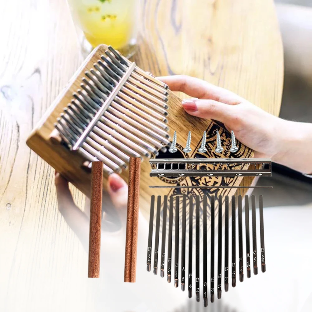 DIY 17 Tone Kalimba คีย์ Tines - Musical Instrument Diy บทวิจารณ์และราคา