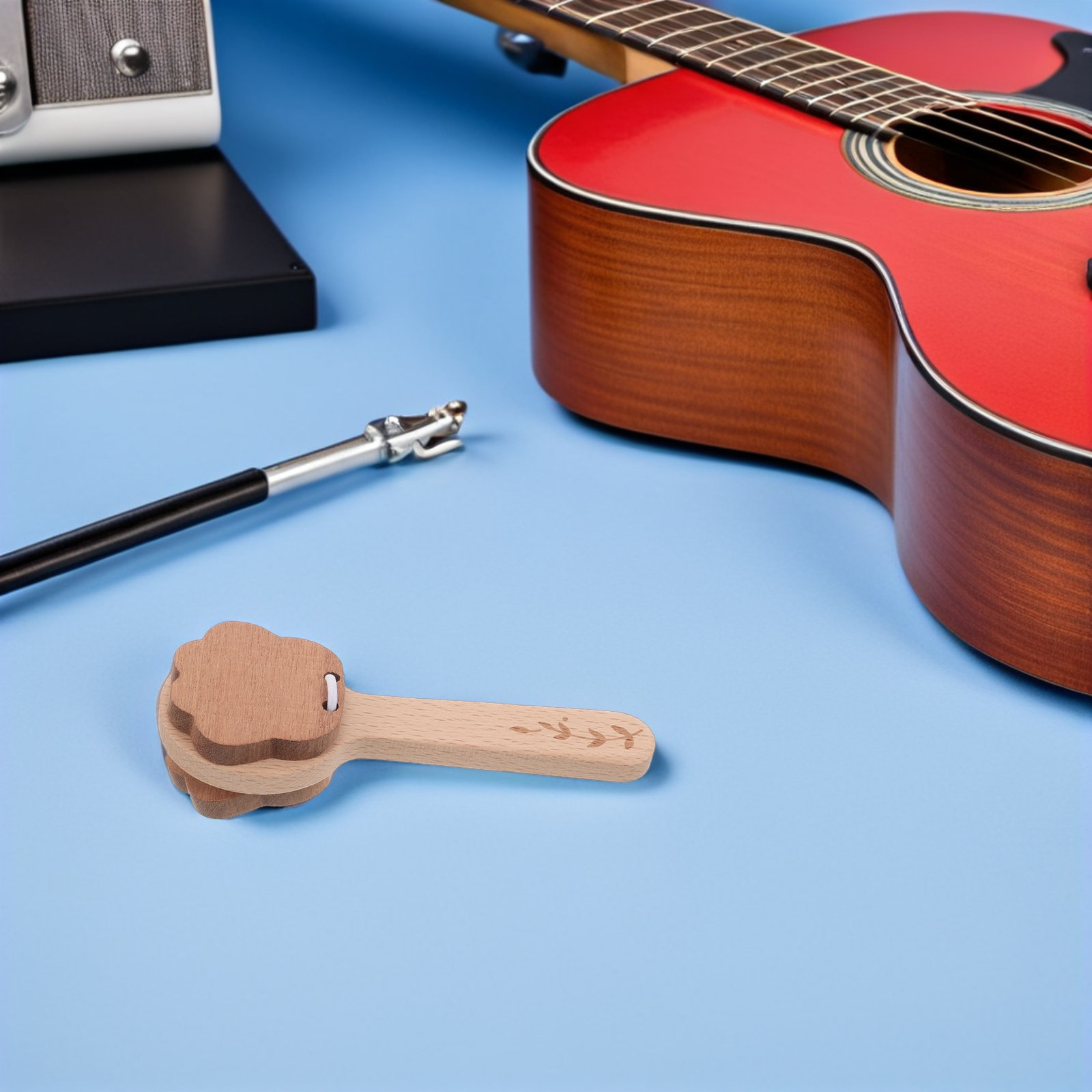 2 ชิ้น คาสทาเน็ตไม้ ลายอุ้งเท้ - Musical Instrument Family บทวิจารณ์และราคา