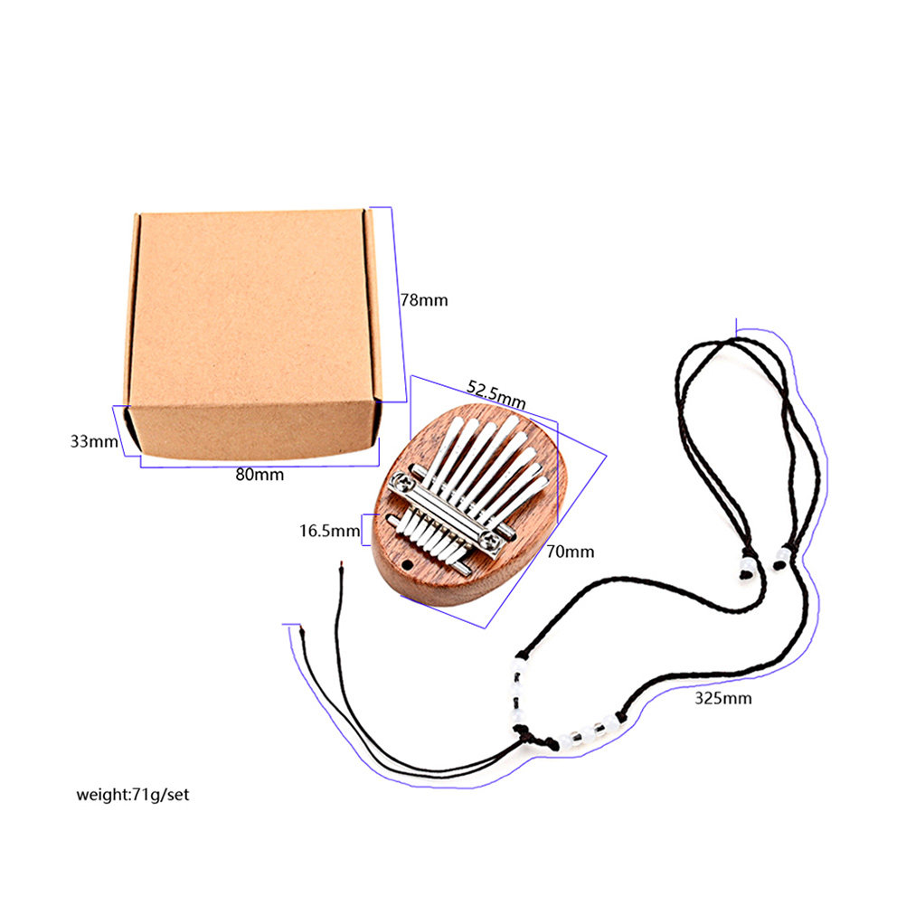 คาลิมบา 8 คีย์ พร้อมสายคล้องคอ - Musical Instrument Family บทวิจารณ์และราคา