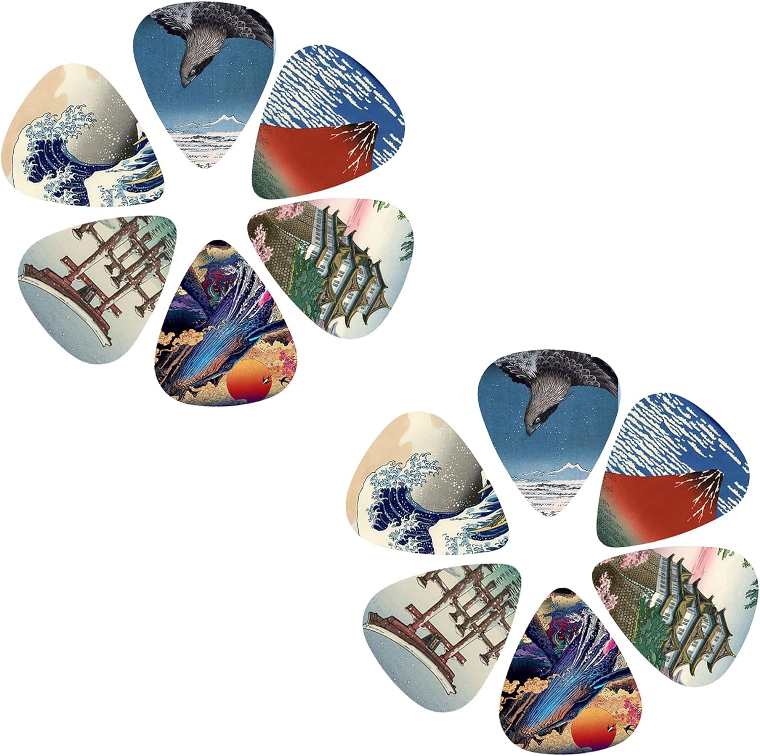 ใหม่ 12 ชิ้น/เซ็ตกีตาร์ Picks- - Musical Instrument In Japanese บทวิจารณ์และราคา