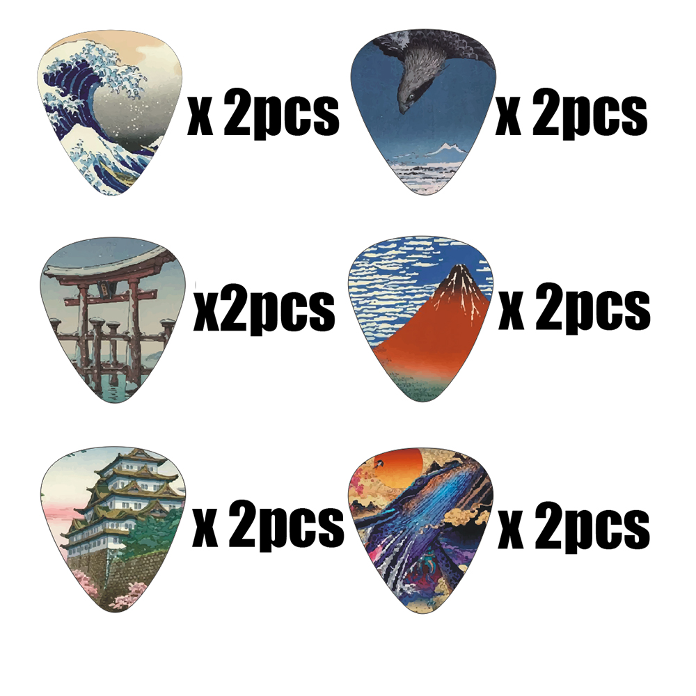 ใหม่ 12 ชิ้น/เซ็ตกีตาร์ Picks- - Musical Instrument In Japanese บทวิจารณ์และราคา